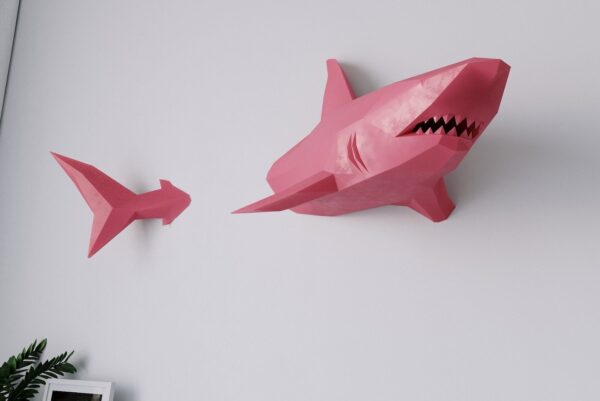 3D Shark Wall Decor for Kids