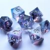 Cosmic Starlight Galaxy Resin Dice Set