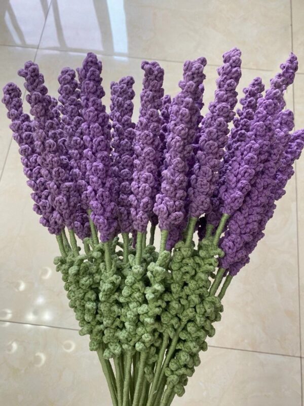 Hand Hook Lavender Bouquet - Home Decor