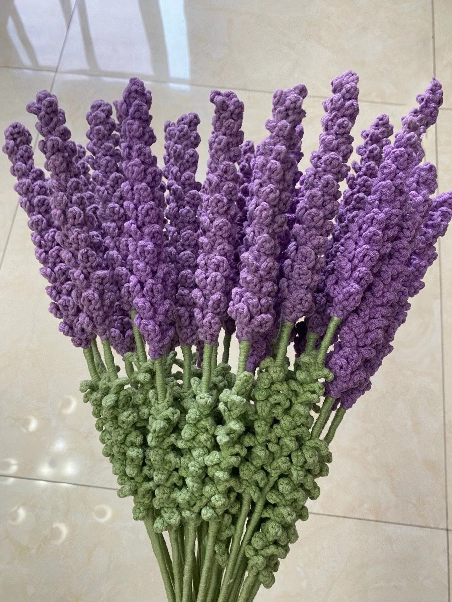 Hand Hook Lavender Bouquet - Home Decor