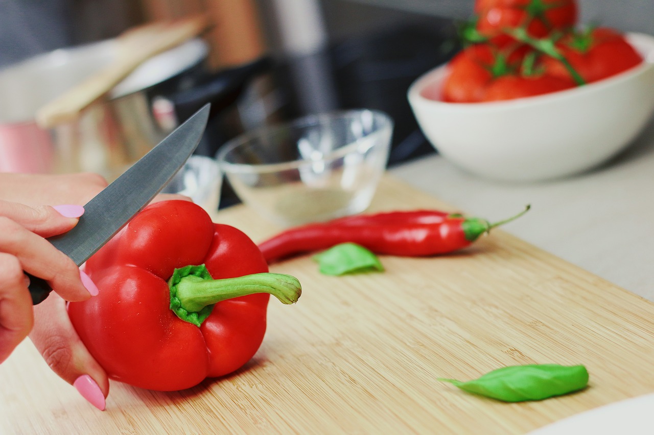 bell pepper, slicing, culinary