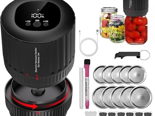 Electric Mason Jar Vacuum Sealer Kit